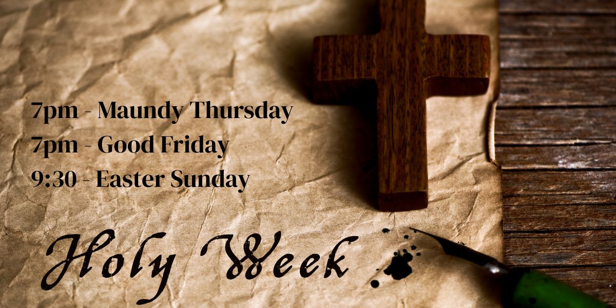 Join us for Holy Week worship in Oakdale, MN,