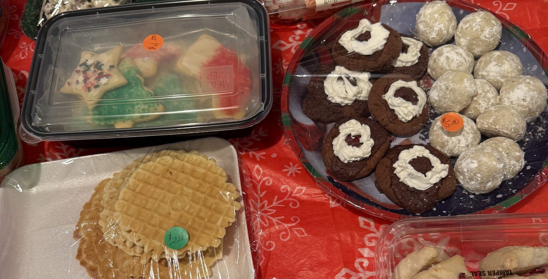 bake sale items.
